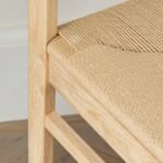 Priya Whitewash Dining Table Set - 4 Seater -  Faye Whitewash Oak Dining Chairs - Image 3