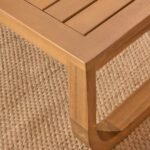 Fiona 5 Seater Garden Conversation Set - White Acacia - Image 8