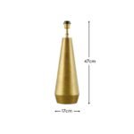 Foxcote 47cm Metal Table Lamp Base - Gold - Image 11