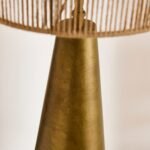 Foxcote 47cm Metal Table Lamp Base - Gold - Image 3