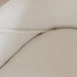 Amelia Whitewash Extendable Dining Table Set - 6 Seater - Freya Boucle Carver Chairs - Black Legs - Image 6