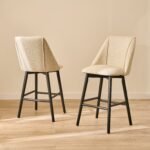 Freya Sand Bar Stool - Black Legs - Image 6