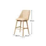 Freya Sand Bar Stool - Whitewash Legs - Image 8