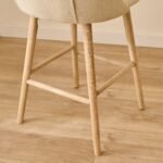 Freya Sand Bar Stool - Whitewash Legs - Image 3