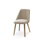 Willow Pale Oak  Dining Table Set - 8 Seater - Freya Sand Dining Chairs - Whitewash Legs - Image 10