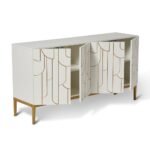Outlet - Gatsby Large 4 Door Sideboard – Snow White - Image 7