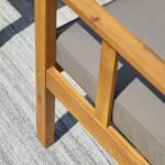 Harrelson Conversation Set Garden Cushion Covers - Pebble Grey - Image 2