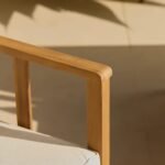 Harrelson Wooden Garden Sofa Set - Natural - Image 6