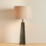 Helland Bronze Lamp with Coningsby Taupe Shade - 40cm - Image 2