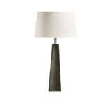 Helland Bronze Lamp with Coningsby White Shade - 40cm - Image 10
