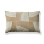 Holbeck 35x55cm Abstract Cushion Cover - Clay