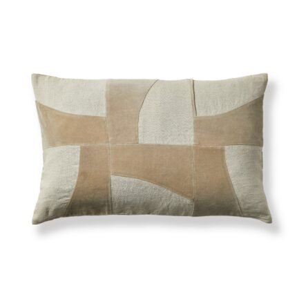 Holbeck 35x55cm Abstract Cushion Cover - Clay