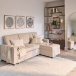 Hugo Corner Sofa Bed with Storage - Taupe   - Image 8