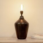 Hale 38cm Metal Lamp Base - Black Bronze - Image 2