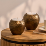 Hale Metal Candle Holder Set - Gold