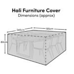 Rectangular Rain Cover 245x195x80cm - Aston Corner Sofa Set - Hali 6-8 Seater - Image 3