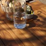 Hali 8 Seater Wooden Outdoor Dining Set with Hali Natural Chairs - 235cm - Image 8