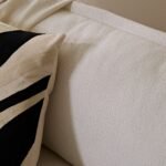 Harlow 2 Seater Double Sofa Bed - Chalk White Boucle - Image 5