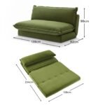 Outlet - Harlow 2 Seater Double Sofa Bed - Fern Green - Image 10