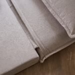 Harlow 2 Seater Double Sofa Bed - Soft Beige - Image 7