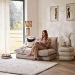 Outlet - Fleur Ottoman Footstool - Chalk White Boucle - Image 2