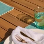 Harlyn 6 Seater Wooden Garden Dining Set with Cove Beige Chairs - 200cm - Image 6