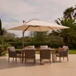 Harlyn 6 Seater Wooden Garden Dining Set with Harlyn Chairs - 200cm - Image 2