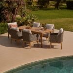 Harlyn 6 Seater Wooden Garden Dining Set with Harlyn Chairs - 200cm