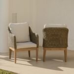 Harlyn Tawny Rattan Garden Armchairs - Set of 2 - Image 2