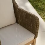 Harlyn Garden Dining Armchair Cushion Covers - Oatmeal - Image 3