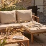 Harrelson Garden Chaise Sofa Set Cushion Covers - Sand - Image 3