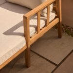 Harrelson Garden Chaise Sofa Set Cushion Covers - Sand - Image 2