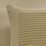 Hayes 45 x 45cm Velvet Cushion Cover - Clay Stripe - Image 2