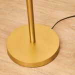 Horton 158cm Metal Floor Lamp - Gold - Image 7