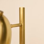 Horton 158cm Metal Floor Lamp - Gold - Image 6