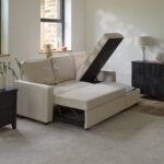 Hugo Corner Sofa Bed with Storage - White - Image 2