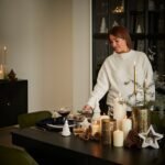 Bergen Medium Ceramic LED Light Up Tree - White - Image 4