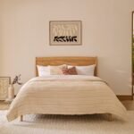 Ida Double Wooden Bed - Whitewash Oak - Image 3