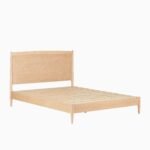 Ida King Size Wooden Bed - Whitewash Oak - Image 8