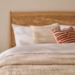 Ida Double Wooden Bed - Whitewash Oak - Image 5