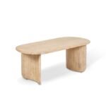 Imogen Chalked Mango Wood Coffee Table - Image 7