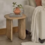 Outlet - Imogen Chalked Mango Wood Side Table - Image 2
