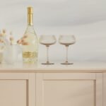 Ines 4 Door Large Sideboard -  Taupe & Gold - Image 8