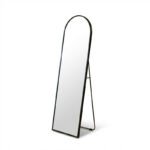 Ingham 145x45cm LED Arch Mirror - Black - Image 9
