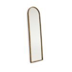 Ingham 140x40cm Wooden Arch Mirror - Natural - Image 8