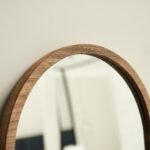 Ingham 140x40cm Wooden Arch Mirror - Natural - Image 7
