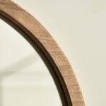 Ingham 140x40cm Wooden Arch Mirror - Natural - Image 6