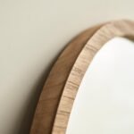 Ingham 140x40cm Wooden Arch Mirror - Natural - Image 2