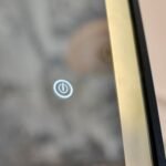 Ingham 145x45cm LED Arch Mirror - Black - Image 8