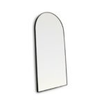 Ingham 180 x 90cm Metal Arch Floor Mirror - Black - Image 7
